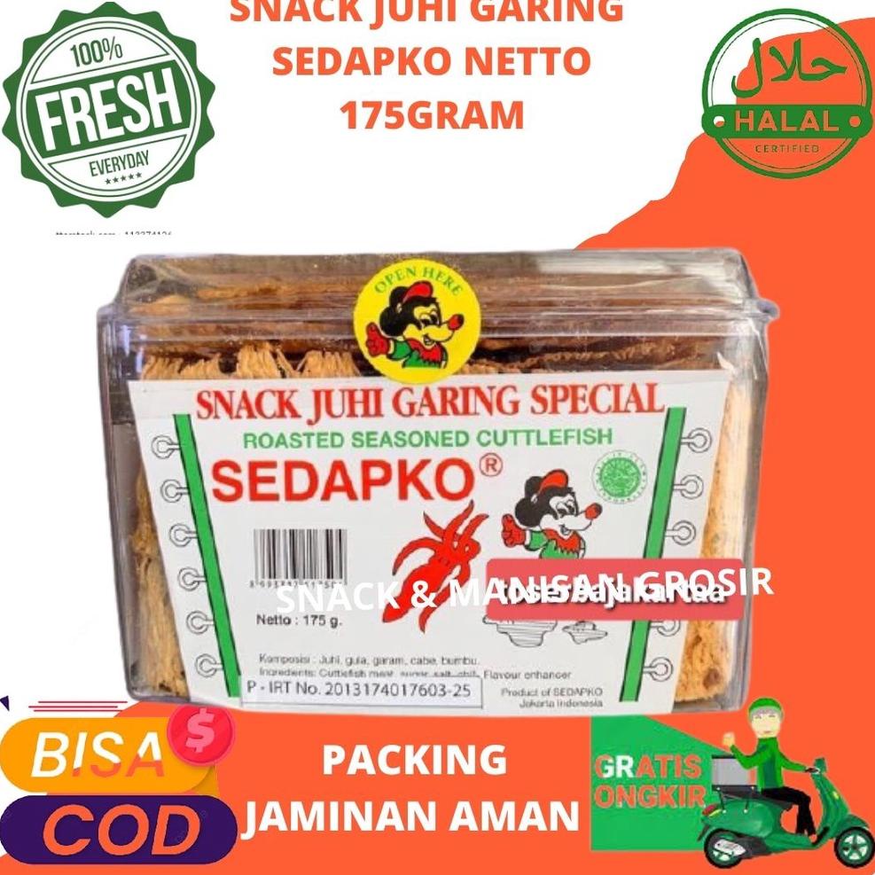 

Best Seller ★★★ Snack juhi garing spesial sedapko 1pcs 175 gram ✍