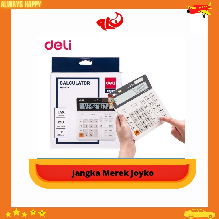 

Kalkulator Merek Deli M010-10 Desktop Tax Calculator 12-Digit Murah