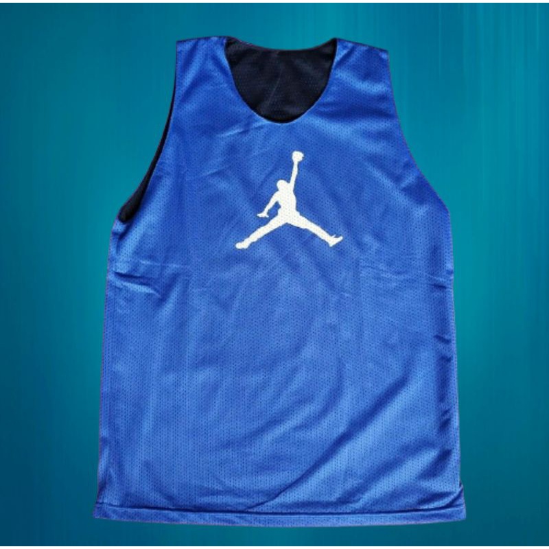 (custom) Jersey basket polos bolak balik atasan singlet custom