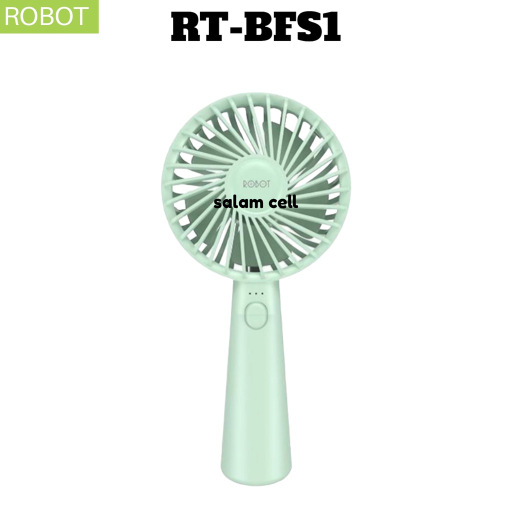 Kipas Mini ROBOT RT-BFS1 2.000mAh Usb Mini Fan Original Garansi Resmi