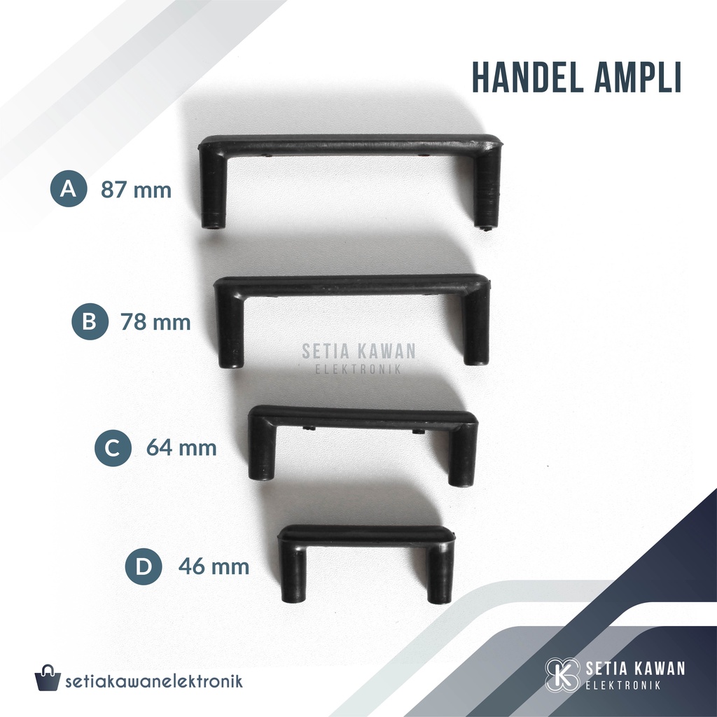 Handle Ampli / Handel Amplifier / Power / Pegangan Laci
