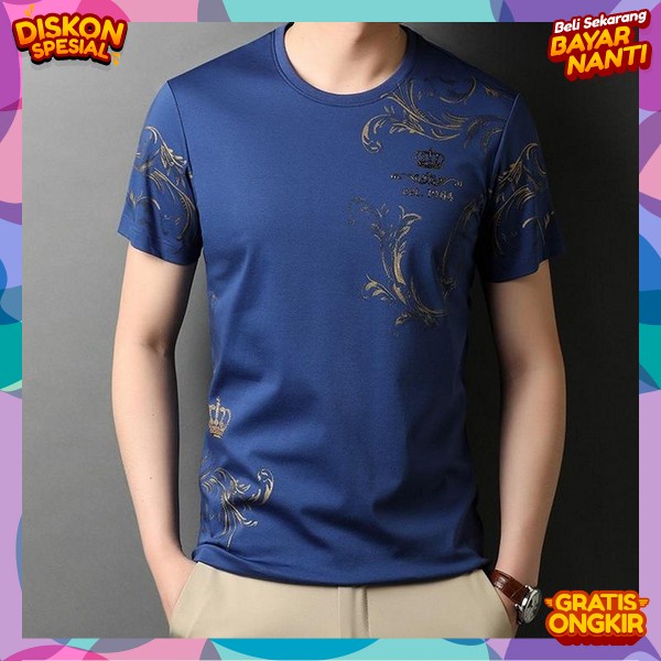 Kaoss Laki-Laki Keren Bju Ksos Kais Cowo Premium Baju T-Shirt Terbaru Pakaian Laki 2023 Bsju Cowok D