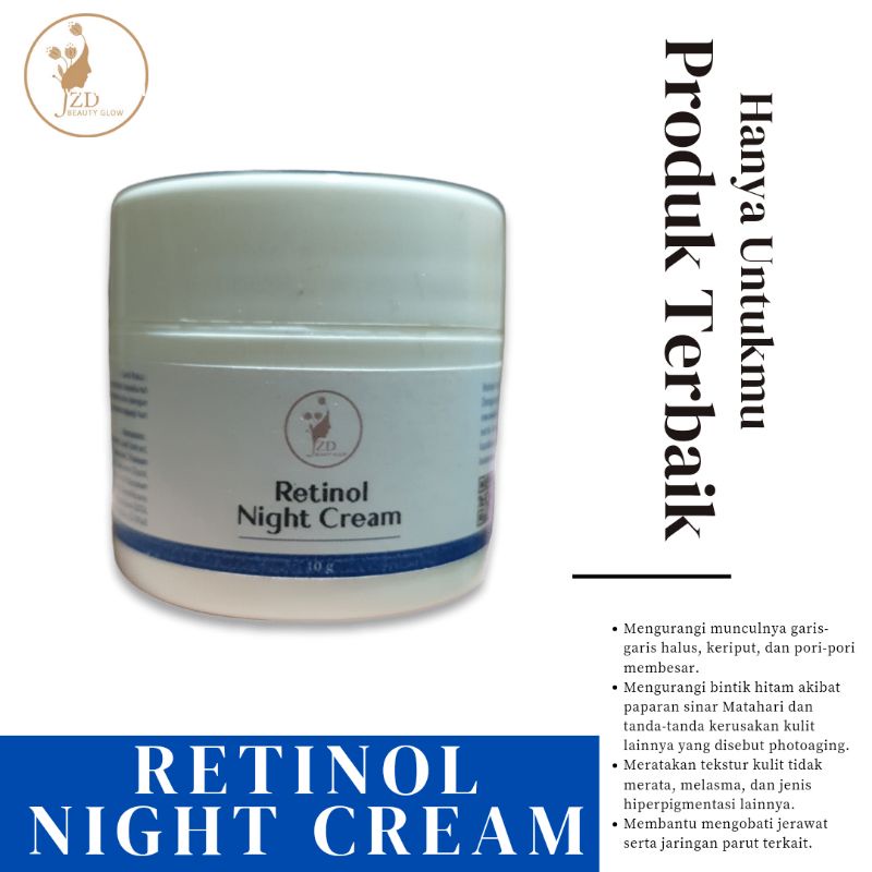 Retinol night cream