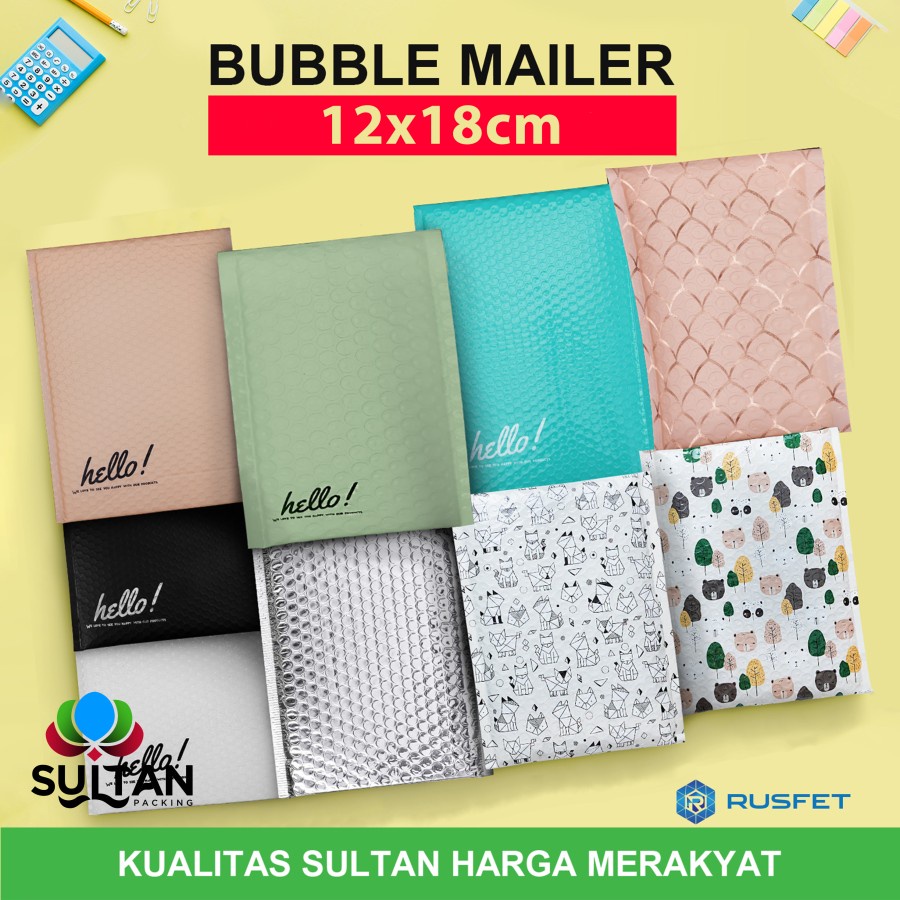 

Amplop Bubble Mailer 12x18cm All Varian Satuan