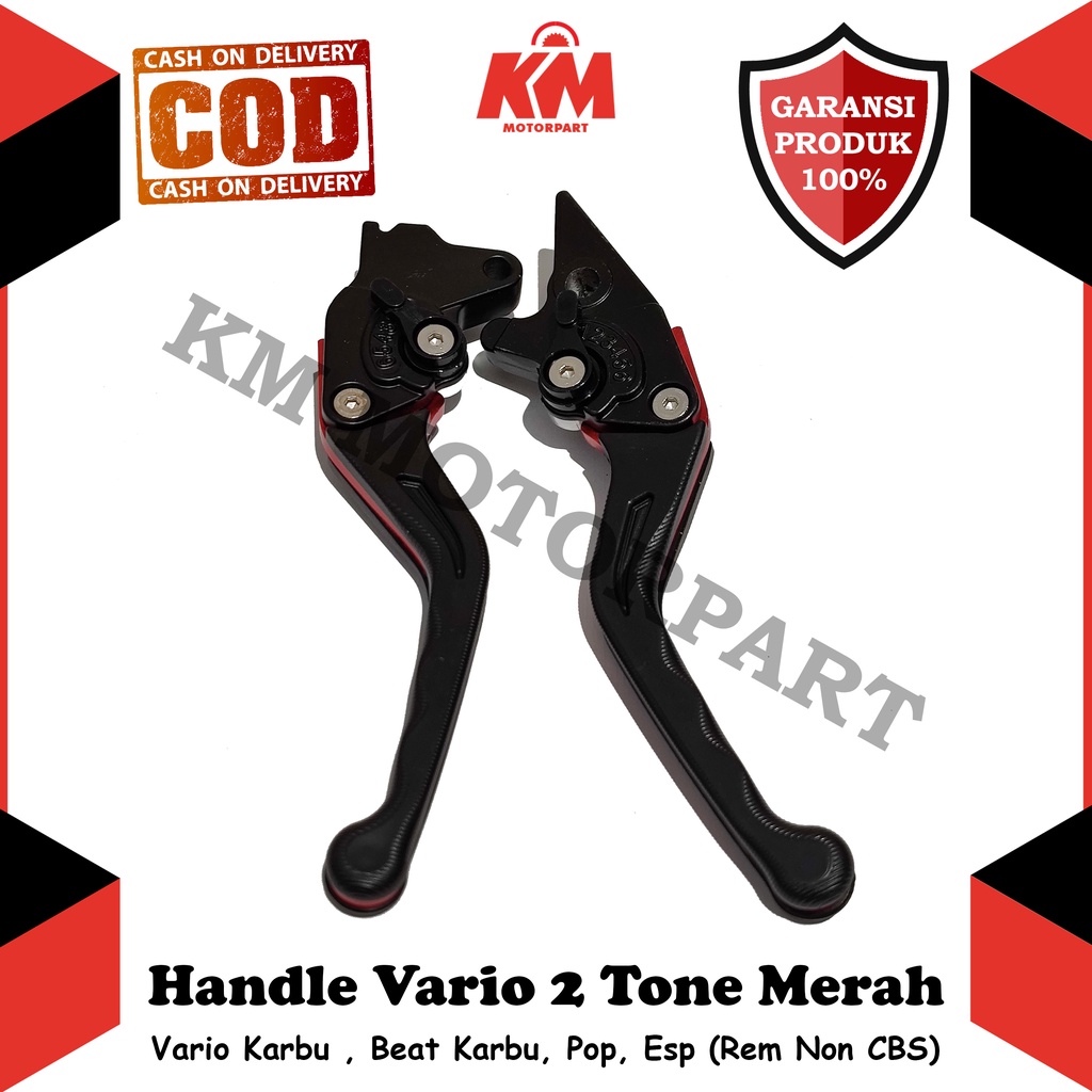 Handle Rem Vario Karbu 110 Techno Beat Karbu ESP Pop Street Non CBS Variasi Honda 2 Tone