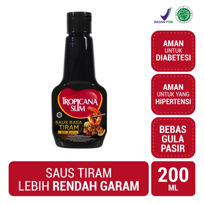 

Tropicana Slim Saus Tiram 200ml - Bebas Gula Rendah Garam