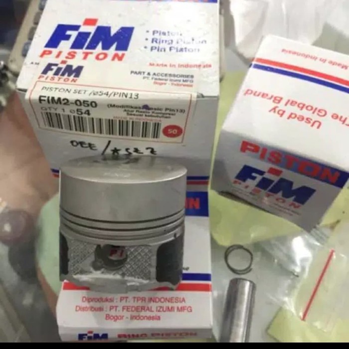 Piston seher kit fim jupiter z kharisma high dome mentah fim 2