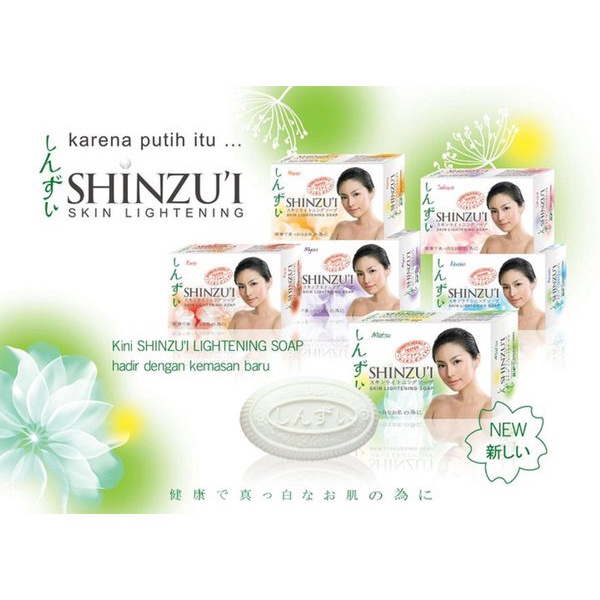 Shinzui Sabun Mandi Batang l Shinzu'i Skin Lightening Body Cleanser Bar Soap