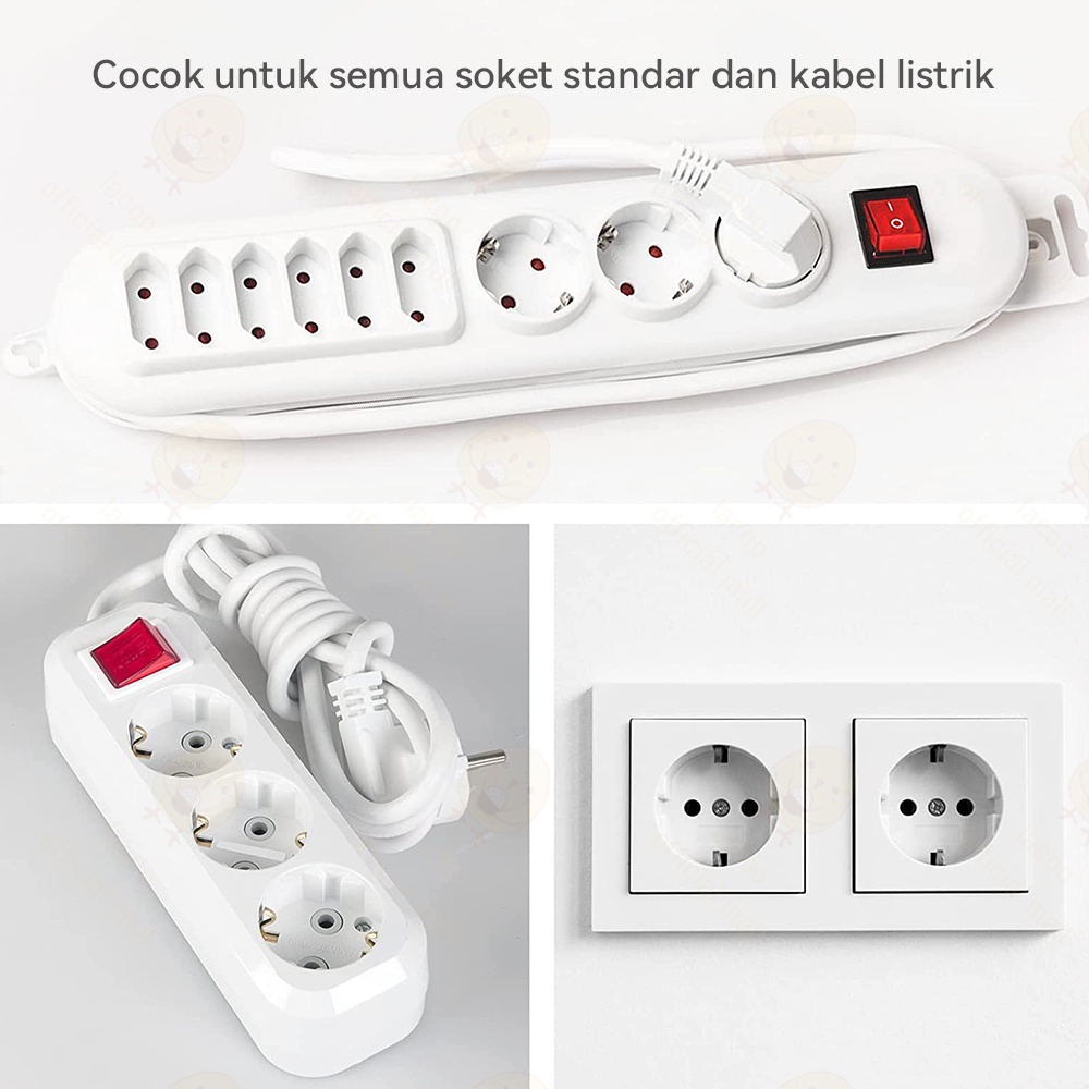 Lacoo Penutup lubang colokan listrik Pengaman stop kontak Socket cover 1PCS