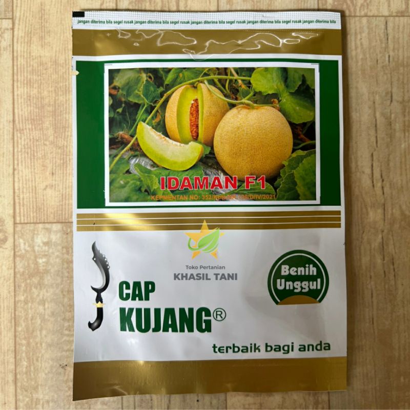 Benih Melon IDAMAN F1 Netto ±600biji - Cap Kujang