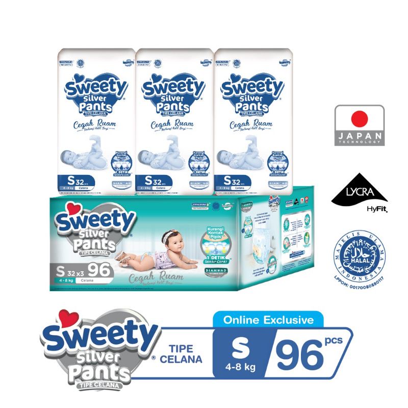 Sweety Silver Pants S-32  E-Commerce Packaging