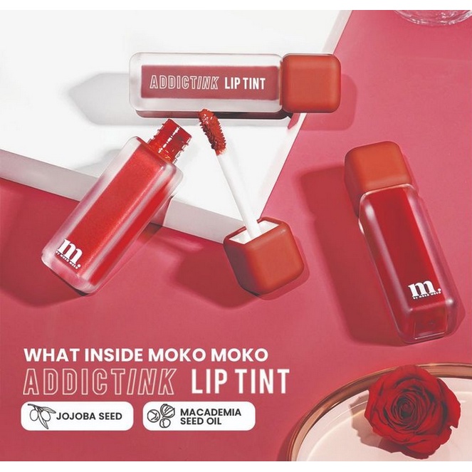 ✨LACIKOSME✨ MOKO MOKO ADDICTINK LIPTINT SUPER STAIN - LIPTINT MOKO MOKO