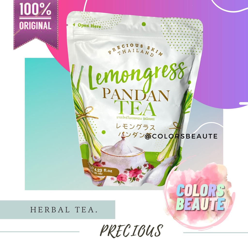 Precious Skin LEMONGRESS PANDAN DETOX TEA THAILAND / teh pandan / teh thailand / teh herbal