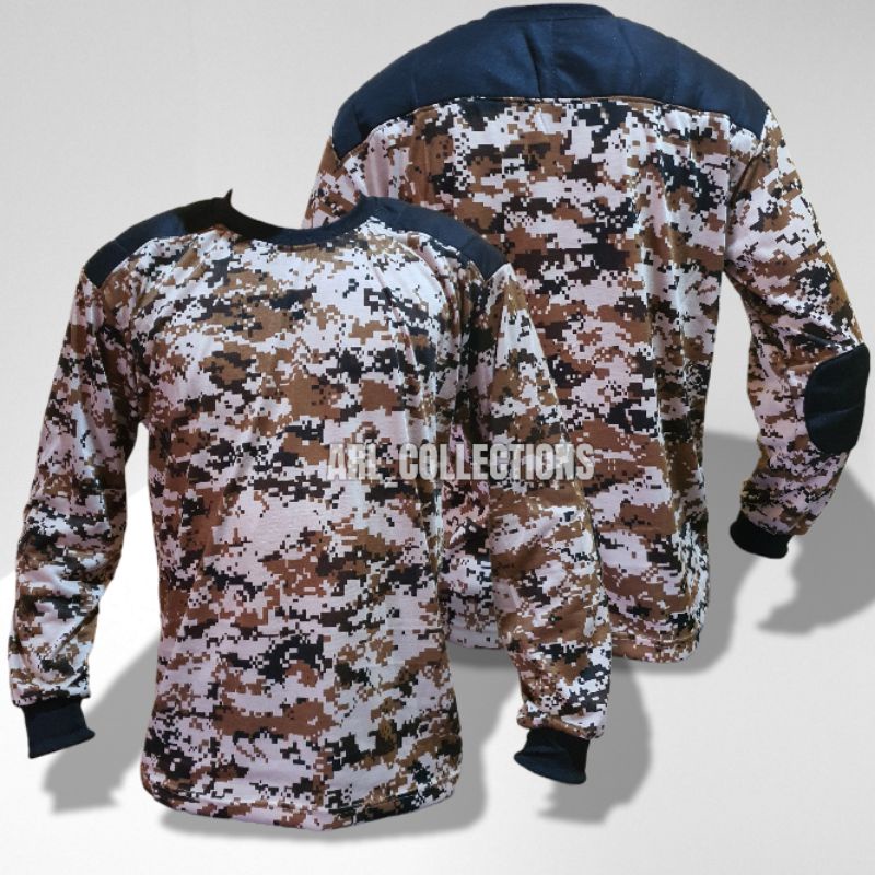 kaos panjang loreng dessert - digital gurun - kaos loreng dessert lengan panjang - kaos t-shirt panj