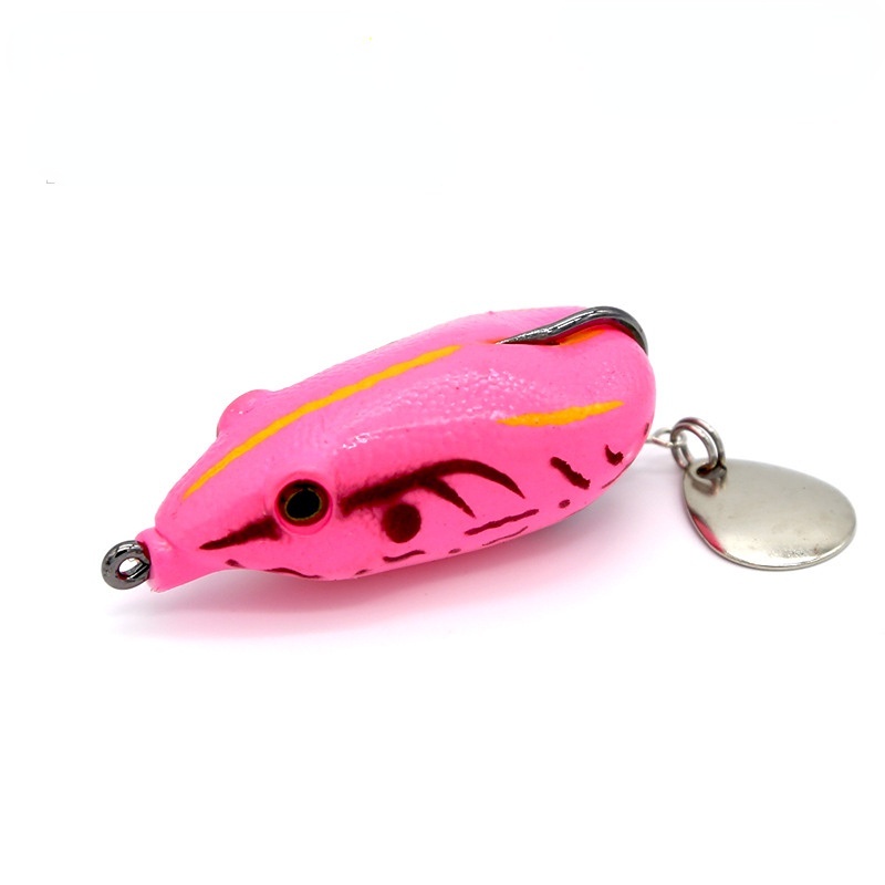 Umpan Katak Casting Pemikat Kodok Pancing 5.5cm 14g Single Hook Soft Bait Lure Jump Frog Lure