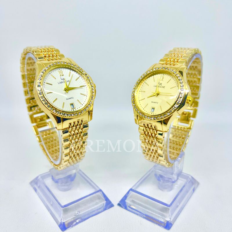 Jam Tangan Wanita Bulat Tanggal Aktif Import Premium