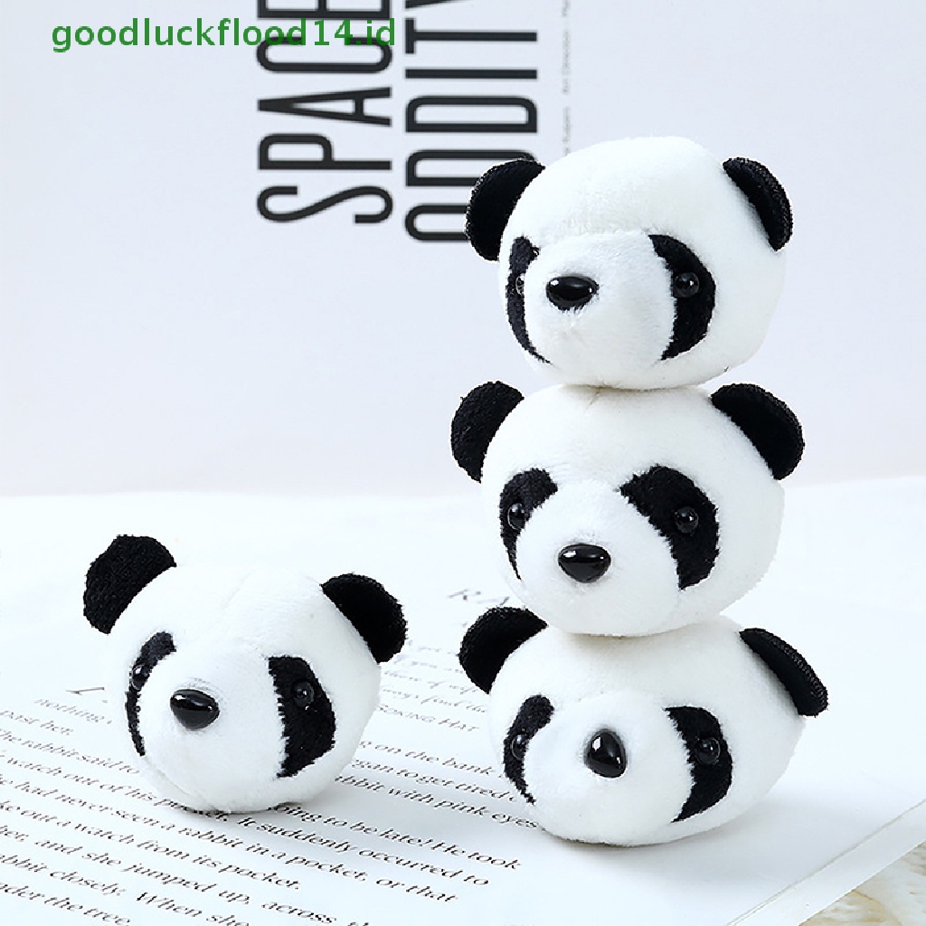 [GOOGFOUR] Panda Bros Boneka Beruang Hewan Kartun Pin Berbulu Mewah Lucu Bros Pin [TOP]