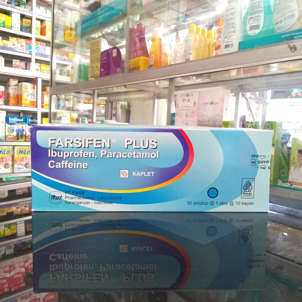 FARSIFEN PLUS KAPLET 1 STRIP @10 KAPLET obat sakit kepala obat sakit gigi