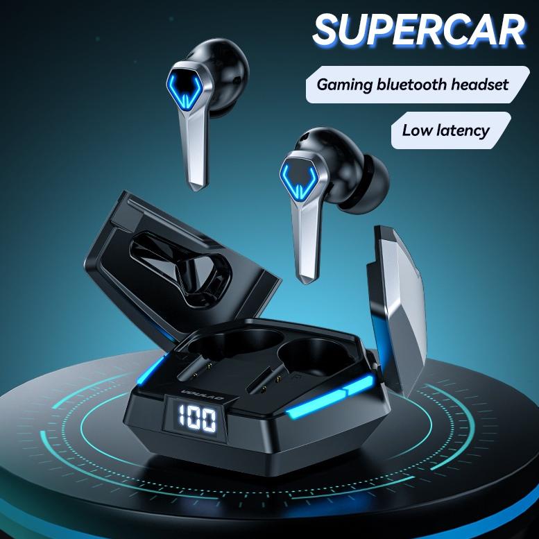 {Original} Headset Gaming Original VOULAO GM1 TWS Wireless Bluetooth Headset 5.2 Headset with Mic St