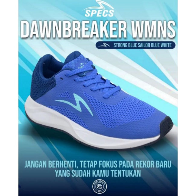 sepatu specs running wanita dawnbreaker