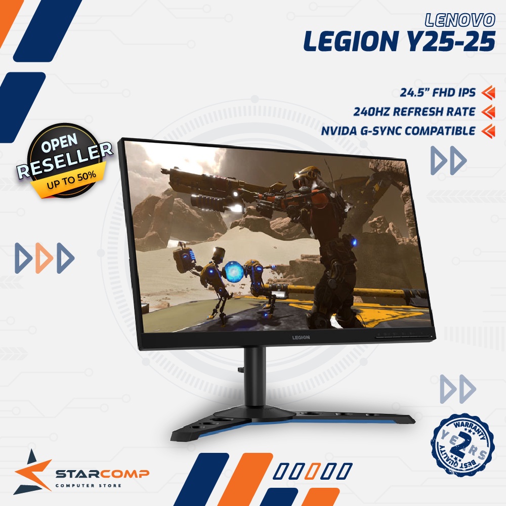 Lenovo Legion Y25-25 24.5&quot; IPS 240Hz 0.5ms Gaming Monitor Y 25