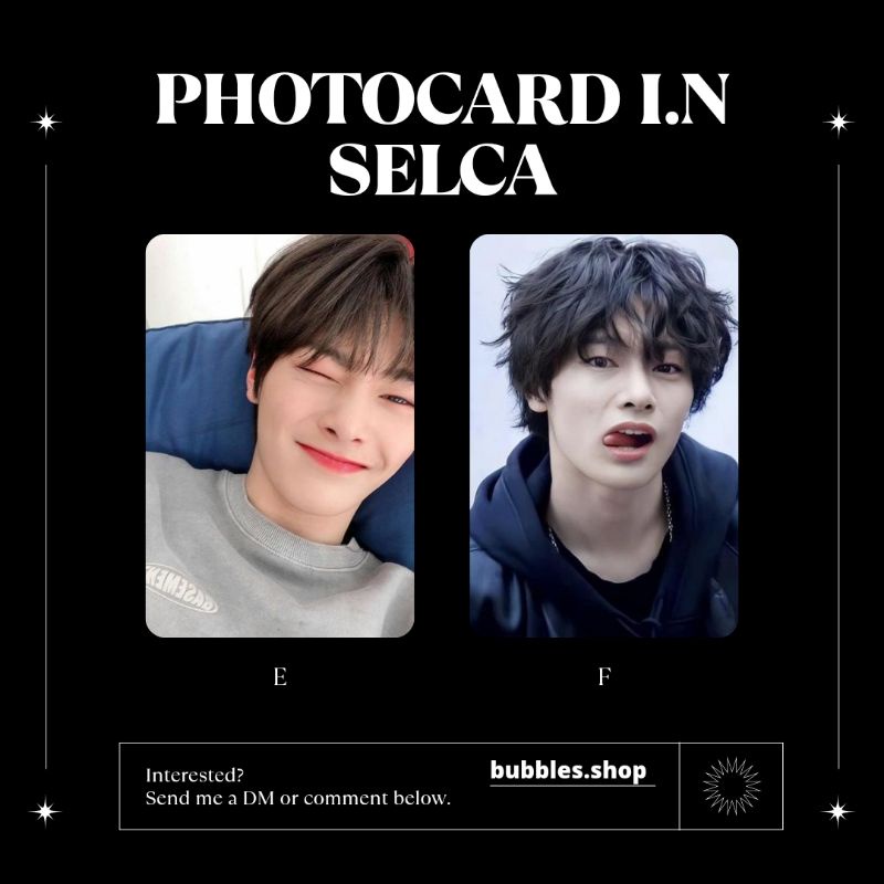 PHOTOCARD UNOFFICIAL I.N STRAYKIDS SELCA