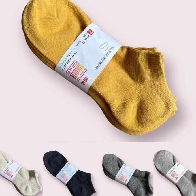 Dapat 3 - Kaos Kaki Sepatu Uniqlo Original Heattech