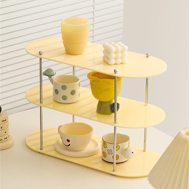 Jual Korean Style Acrylic Rack/Rak Akrilik Estetik/Aesthetic Rack