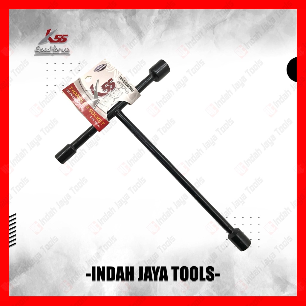 Kunci Sok T 3 Socket 8-10-12 mm K55 - 3 Way Socket 3 Sisi Model Y