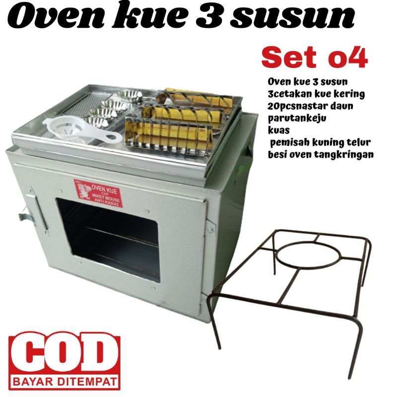 OVEN KOMPOR OVEN TANGNGKRING 3 SUSUN OVEN MICKEY MOUSE MURAH