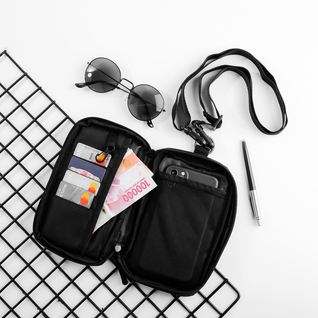 MATTEO NAVY |MNM x ARF| Tas Selempang Pria Sling Bag Tas Handphone ORIGINAL