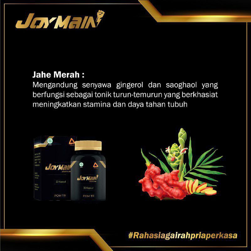 Terbaik Joymain - Joy Main Herbal Penambah Stamina Pria Asli 100% ORIGINAL