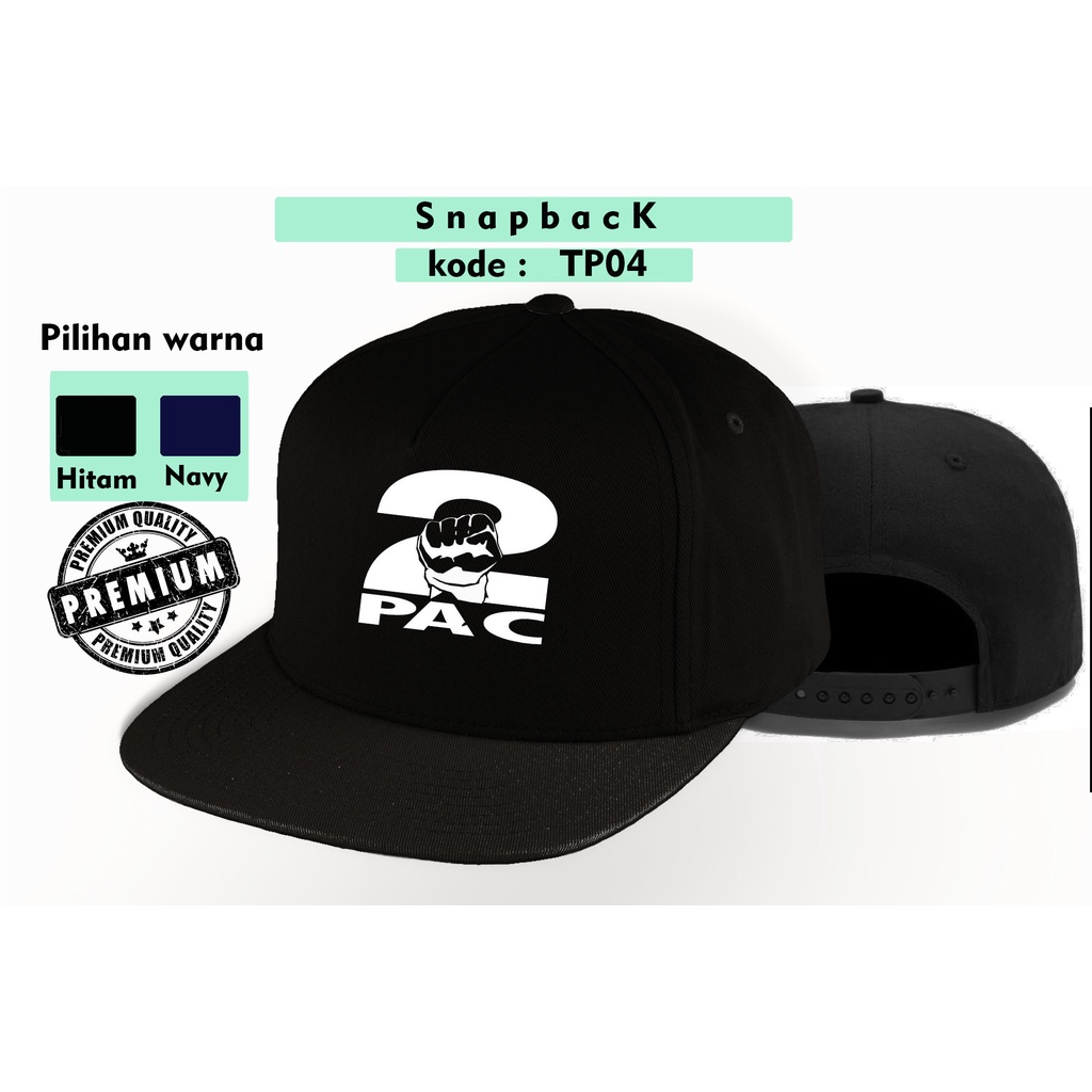 Topi 2pac rapper hip hop tupac snapback tp04