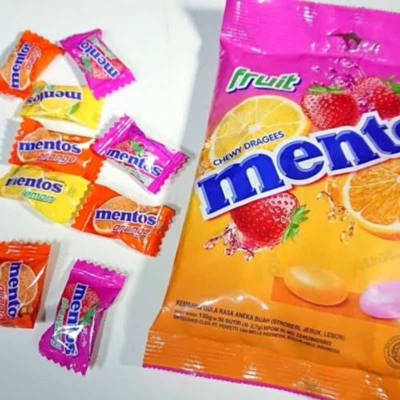 Permen Mentos bag 121,5 gr