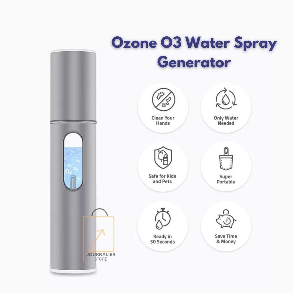 Ozone O3 Botol Spray Spayer Water Portable Ozone Generator Sterilizer