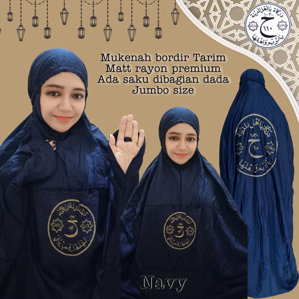 (real pict) MUKENA TERUSAN HADRAMAUT TARIM BORDIR TEROMPAH YAMAN MUKENA SANTRI BERSAKU