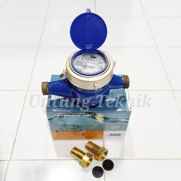 CAIMAN Meteran Air 05 inch Bodi Besi amp kuningan untungt33 Buru Order