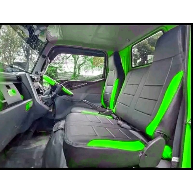 sarung jok mobil Mitsubishi truk canter / cover jok mobil truk canter / bungkus jok mobil truk / pel
