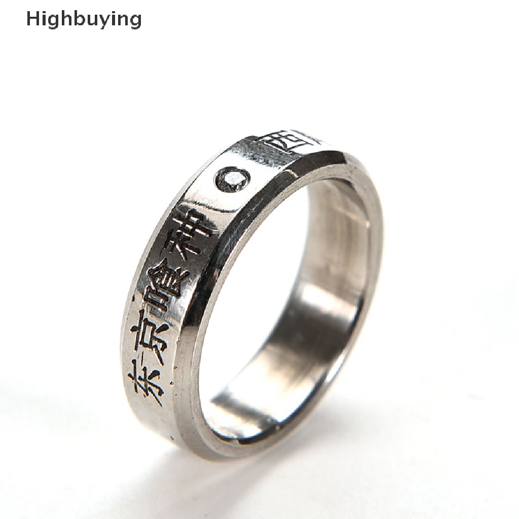 Hbid 1pcs Cosplay Anime Untuk Tokyo ghoul Ken Kaneki Cincin Titanium steel rings Glory