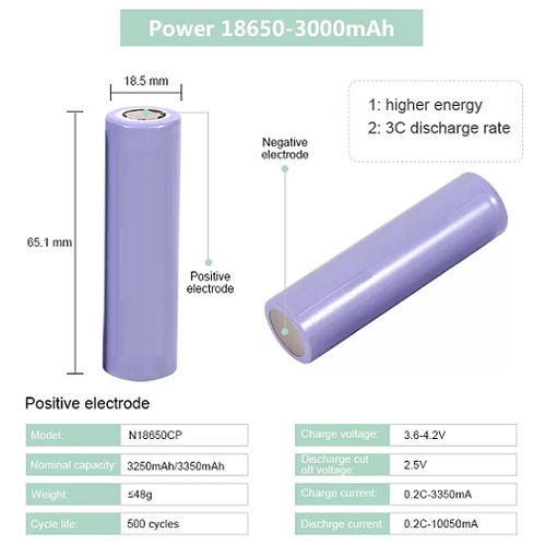 Battery Baterai Charger 18650 3.7V 1500mAh Lithium Li-Ion Rechargeable