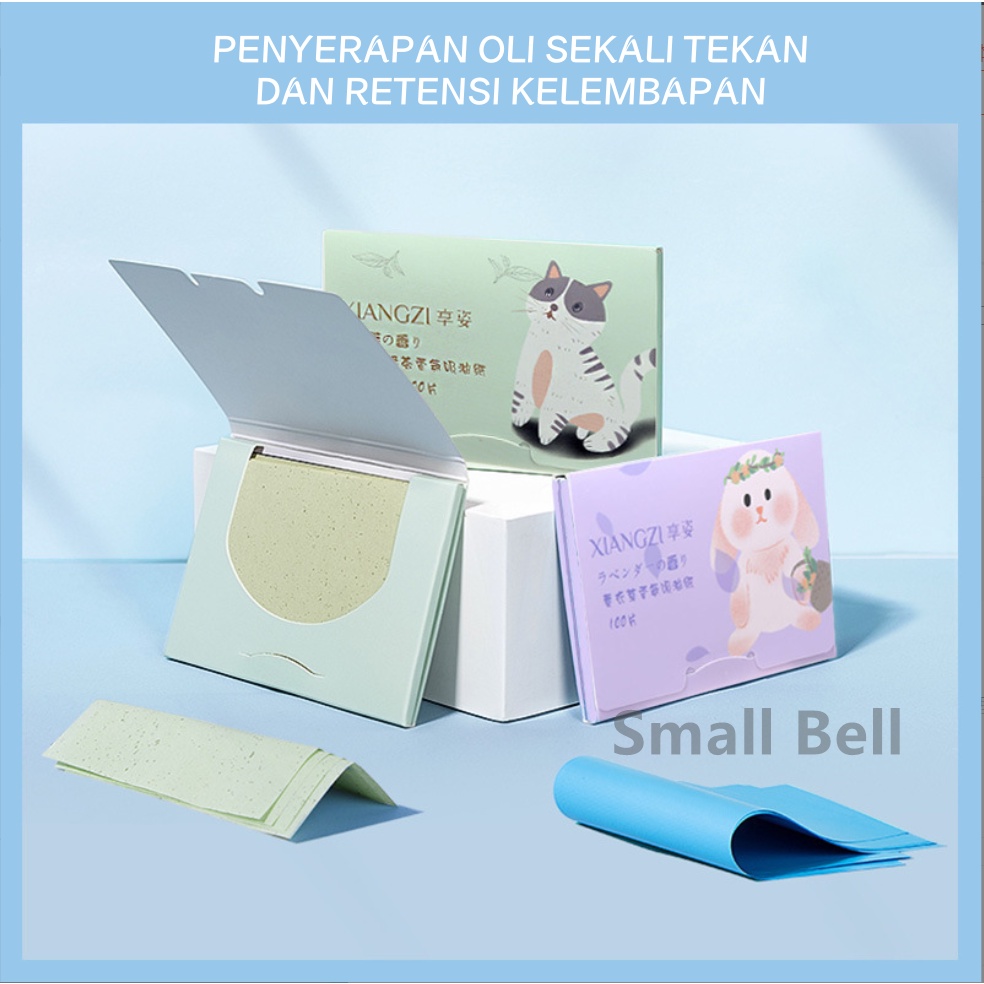 [SmallBell SHOP]TISSUE WAJAH PENYERAP MINYAK / OIL CONTROL PAPER ISI 100 LEMBAR/TISSUE PEMBERSIH WAJAH