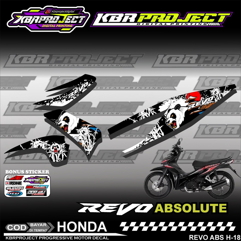 Jual Stiker Striping Revo Absolute Lis Variasi Stiker Motor Honda