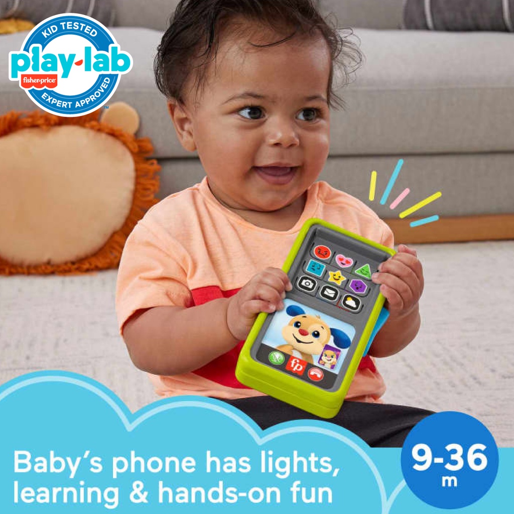 Fisher Price 2-in-1 Slides to Learn Smartphone - Mainan Edukasi Anak