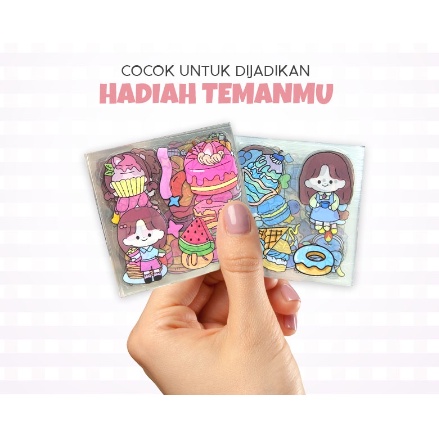 STIKER MOTIF KARTUN DEKORASI HANDBOOK