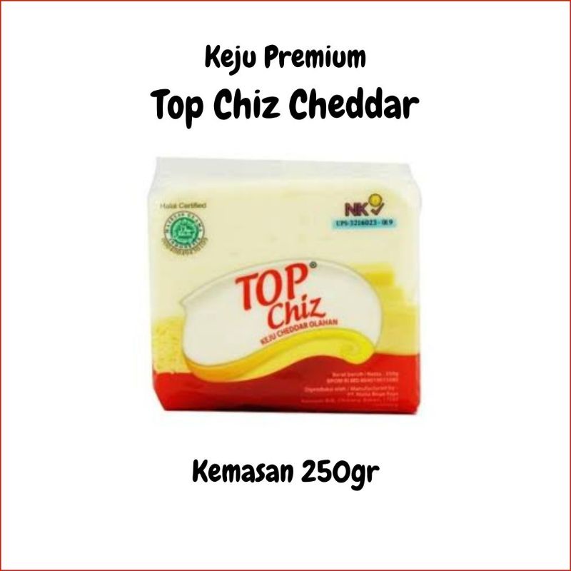 Top Chiz 250gr | Keju Cheddar Premium by Prochiz