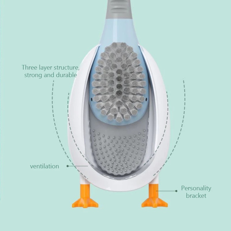 【COD】Toilet brush/Cleaning Brush/Silicone Toilet Brush/Multi-Functional Wall Mounted Toilet Brush