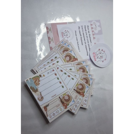 

notes karakter lucu/ memo /sticky notes