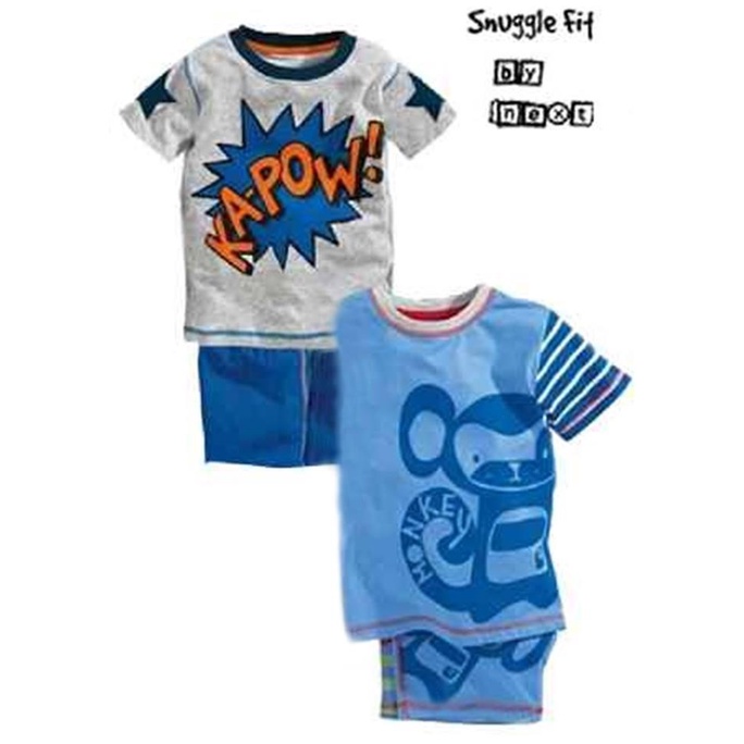 PIYAMA BLUE KAPOW / SGW13 PIYAMA PAJAMAS ANAK