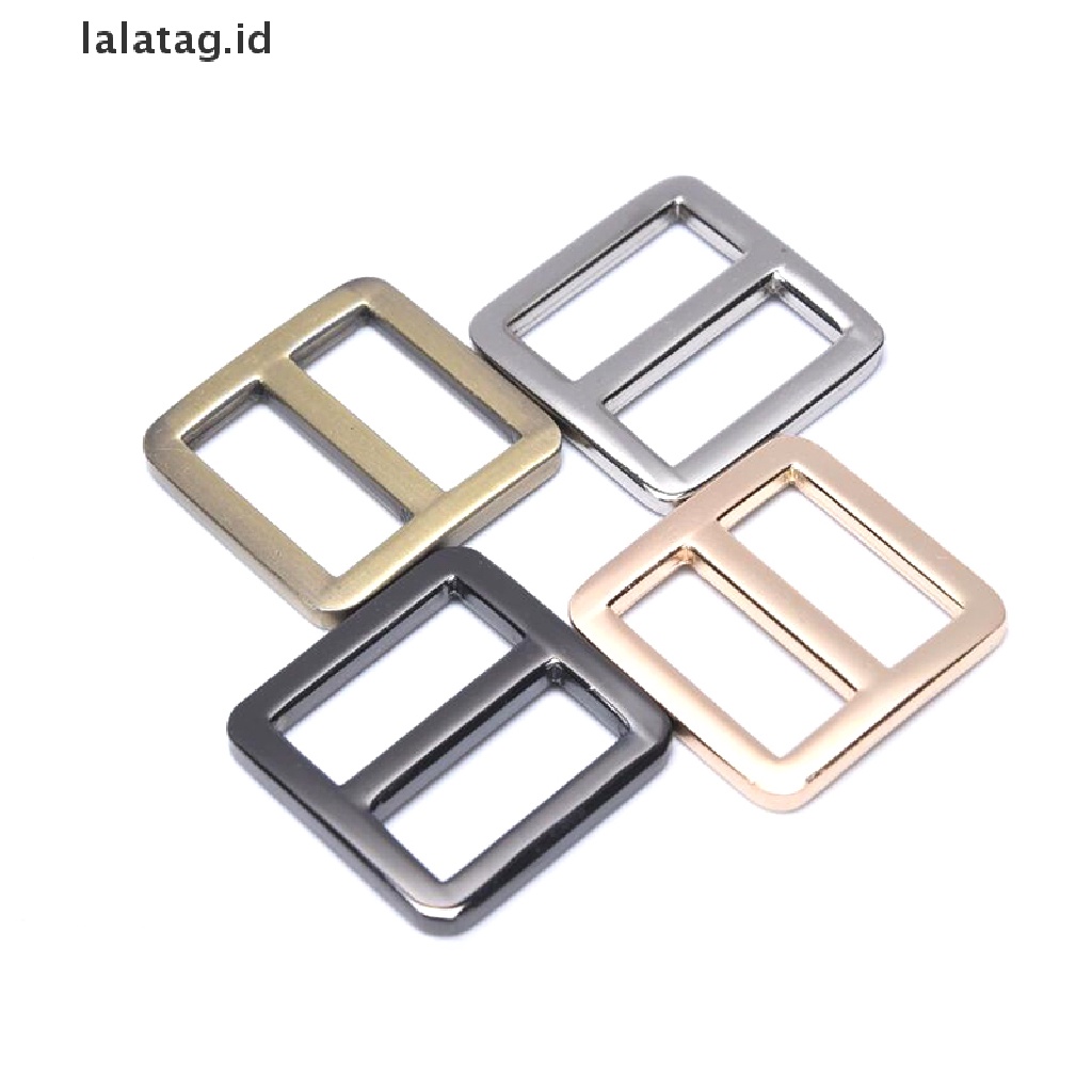 [lalatag] Rectangle Metal Tri Glide Backpack Strap Adjust Tas Gesper Webbing Slider Gesper [ID]