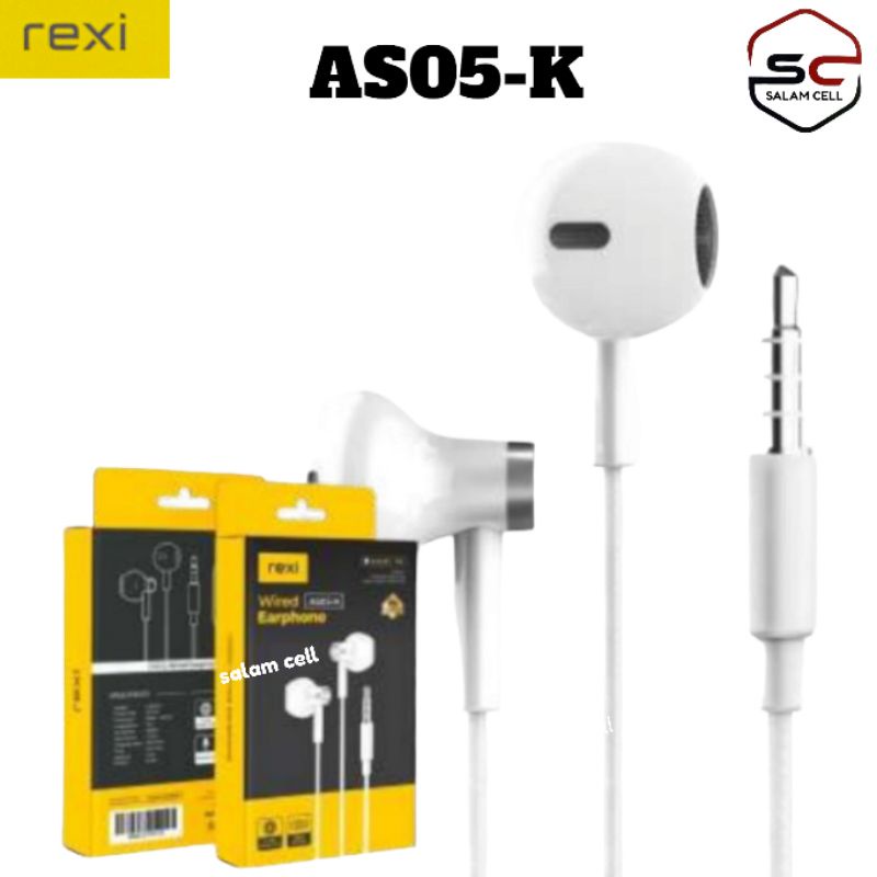 Headset Rexi AS05K Double Deep Bass Original Garansi Resmi